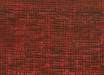 Chenille Capri Rojo de Sofá Cama de Gicovate